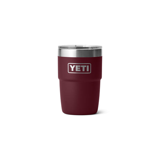 YETI Rambler Stackable Cup with Magslider Lid 8oz (237ml) | Wild Vine Red