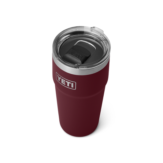 YETI Rambler Stackable Cup with Magslider Lid 20oz (591ml) | Wild Vine Red