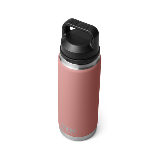 YETI Rambler Water Bottle with Chug Cap 26oz (760ml) | Sandstone Pink