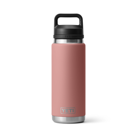 YETI Rambler Water Bottle with Chug Cap 26oz (760ml) | Sandstone Pink