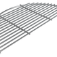 RVS halve maan rooster voor de Big Green Egg Kamado Medium.