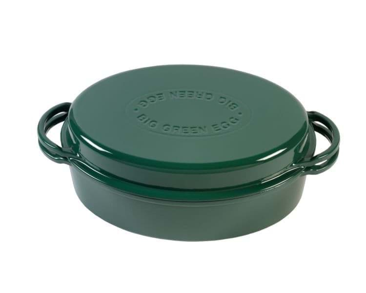 Big Green Egg - Green Dutch Oven Oval - 5,2L