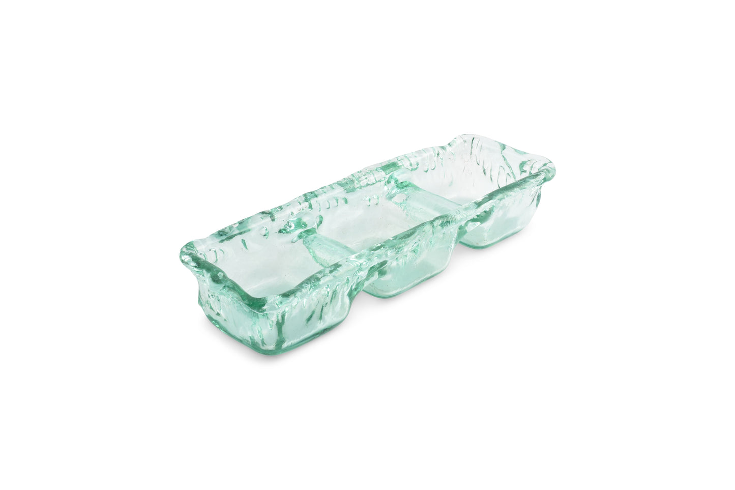 Fine2Dine | Ecovitra Groen Serveerschaal 3-delen 32x10xH5,5cm