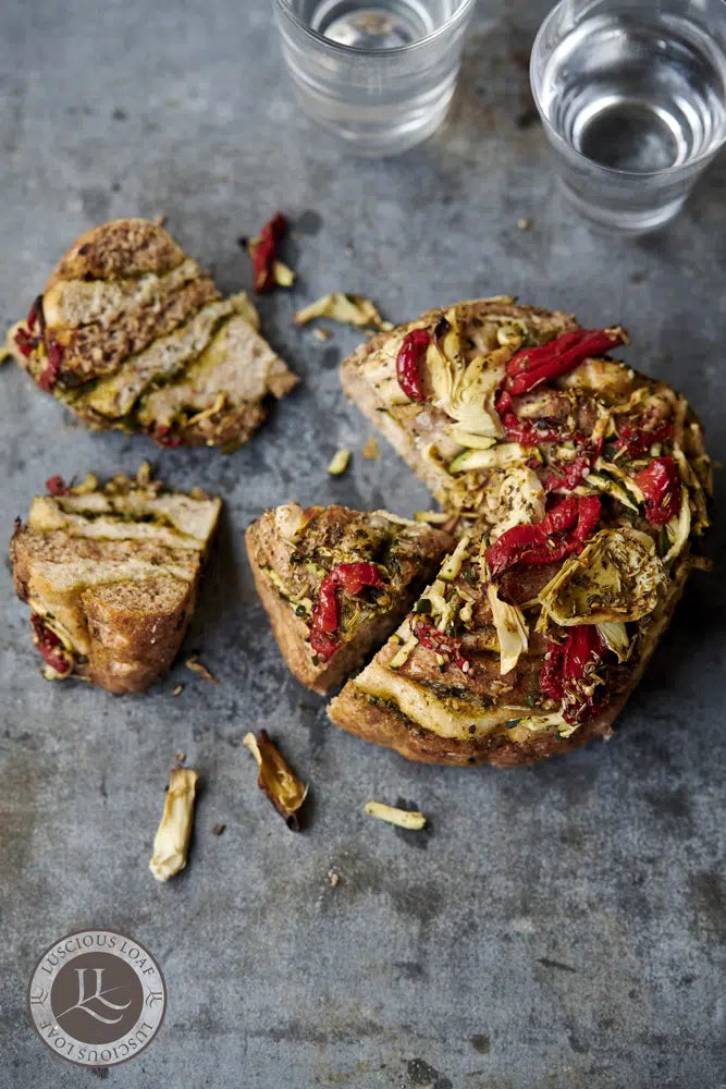 Luscious Loaf | Ambachtelijk Courgette-Artisjok Brood