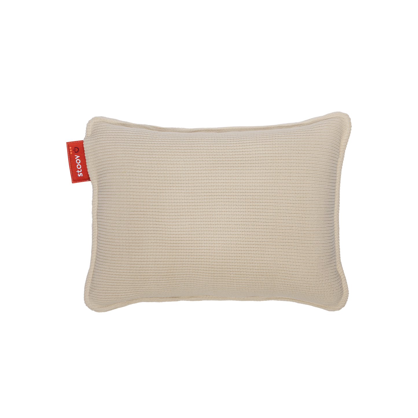 Stoov Ploov Warmtekussen Draadloos Knitted Sand Beige 45x60cm | standaard batterij