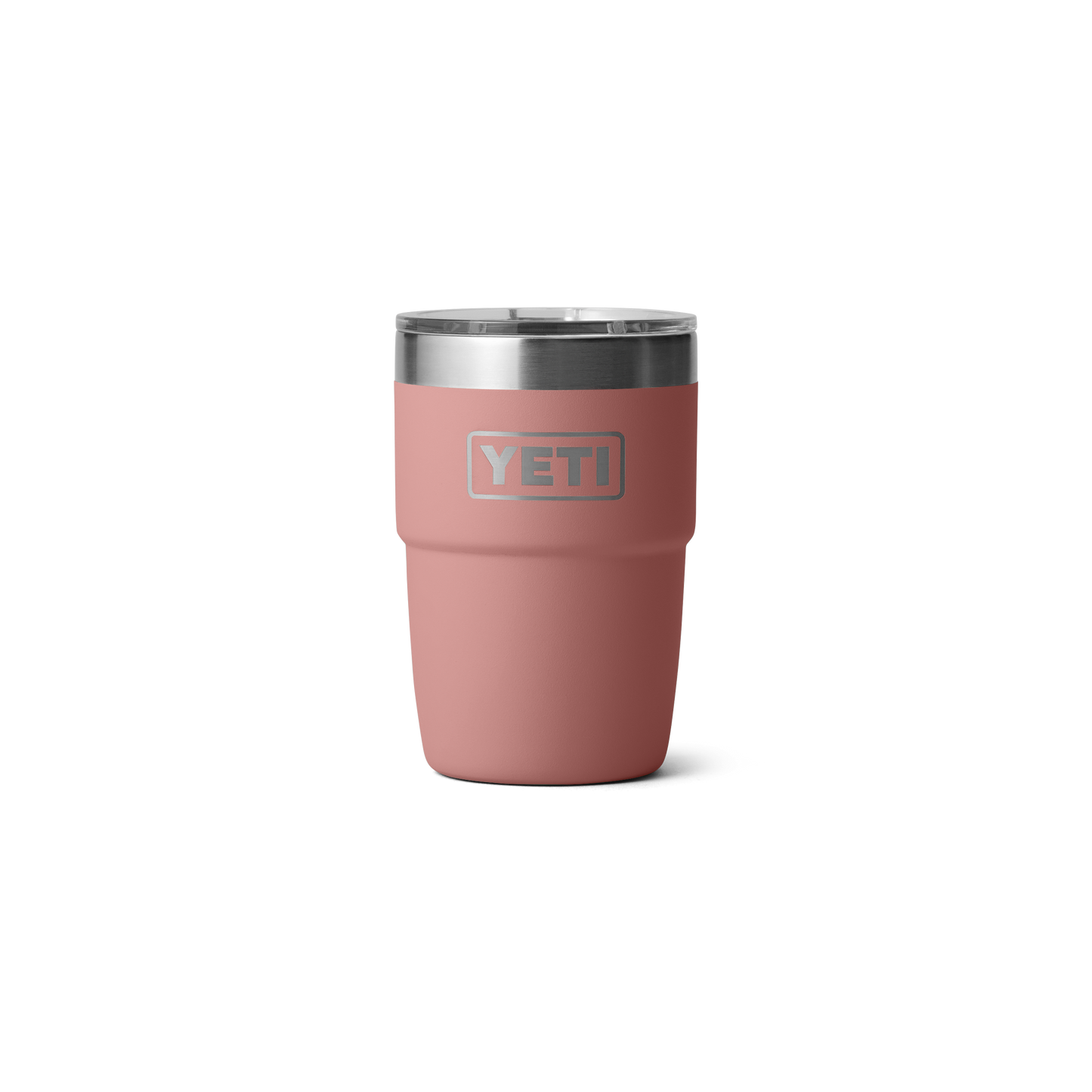 YETI Rambler Stackable Cup with Magslider Lid 8oz (237ml) | Sandstone Pink