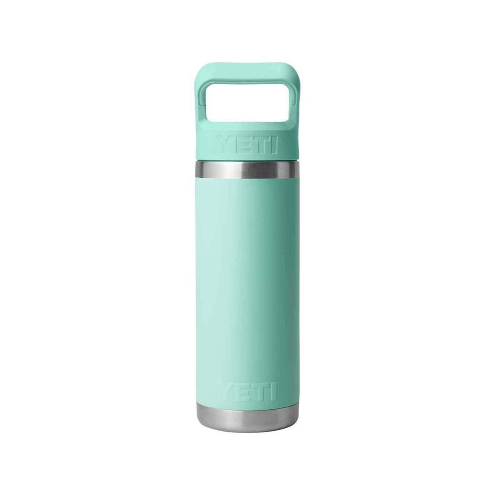 YETI Rambler Water Bottle with Color-Matched Straw Cap 18oz (532ml) | Seafoam