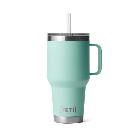 YETI Rambler Straw Mug with Straw Lid 35oz (994ml) | Seafoam