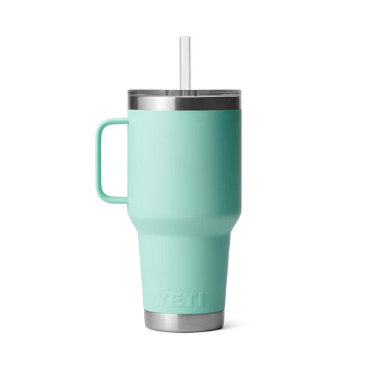 YETI Rambler Straw Mug with Straw Lid 35oz (994ml) | Seafoam