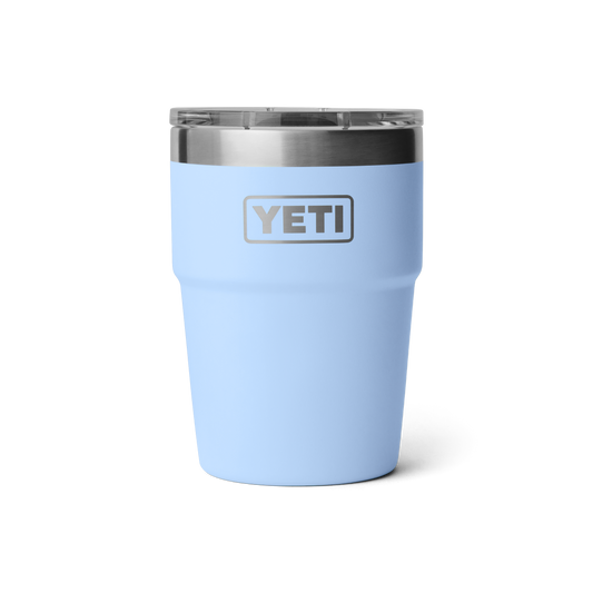 YETI Rambler Stackable Cup with Magslider Lid 16oz (473ml) | Big Sky Blue