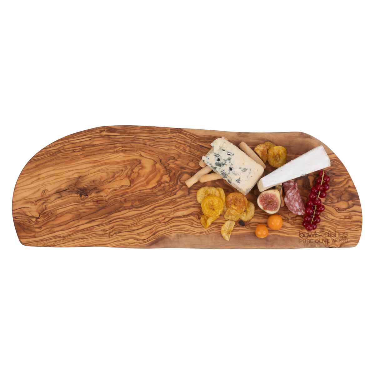 Bowls & Dishes | Pure Olive Wood Olijfhouten Borrelplank 55 t/m 60cm